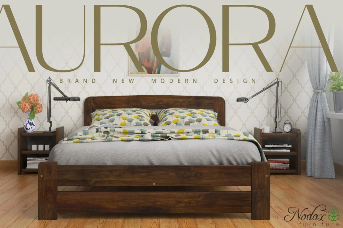 Wooden Bed Frame Aurora (F1)