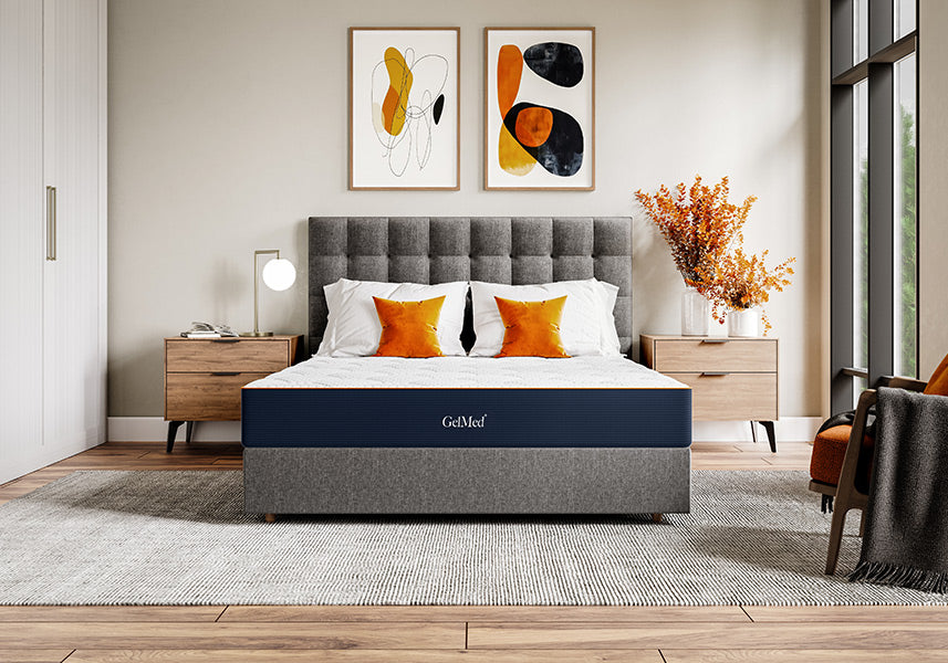 Nodax gelmed hybrid mattress, 25cm height, Memory Foam, soft/medium/firm softness, eco friendly mattress