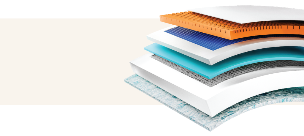 Nodax gelmed hybrid mattress, 25cm height, Memory Foam, soft/medium/firm softness, eco friendly mattress