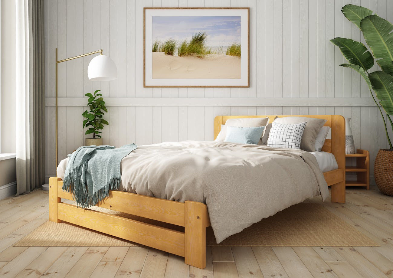 European Size Wooden Bed Frame Aurora (F1)