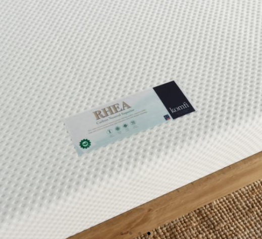 Nodax RHEA Carbon Neutral Superior mattress, memory foam, medium firm,