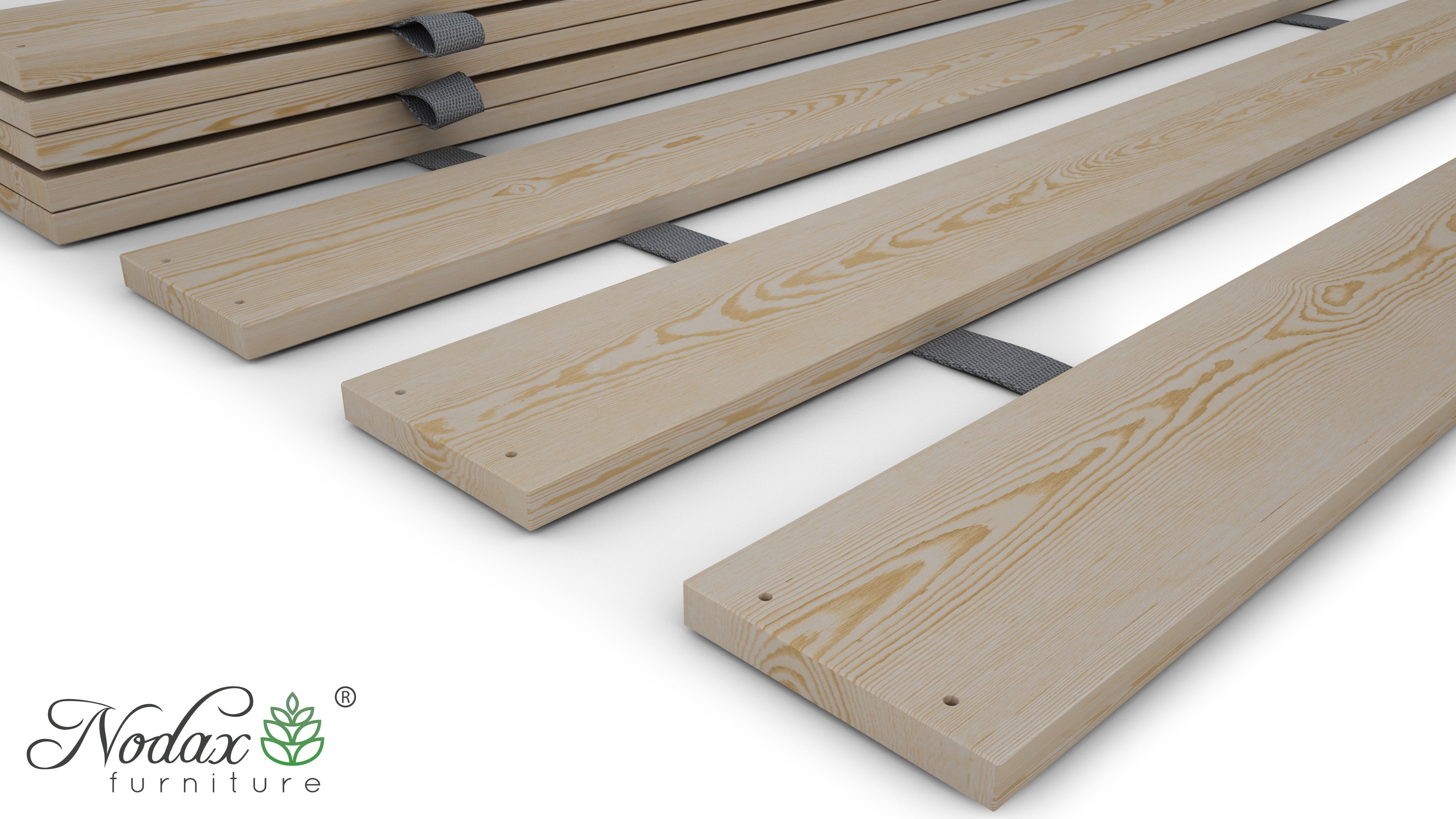 Nodax strong wooden slats for bed frame, pre-drilled holes