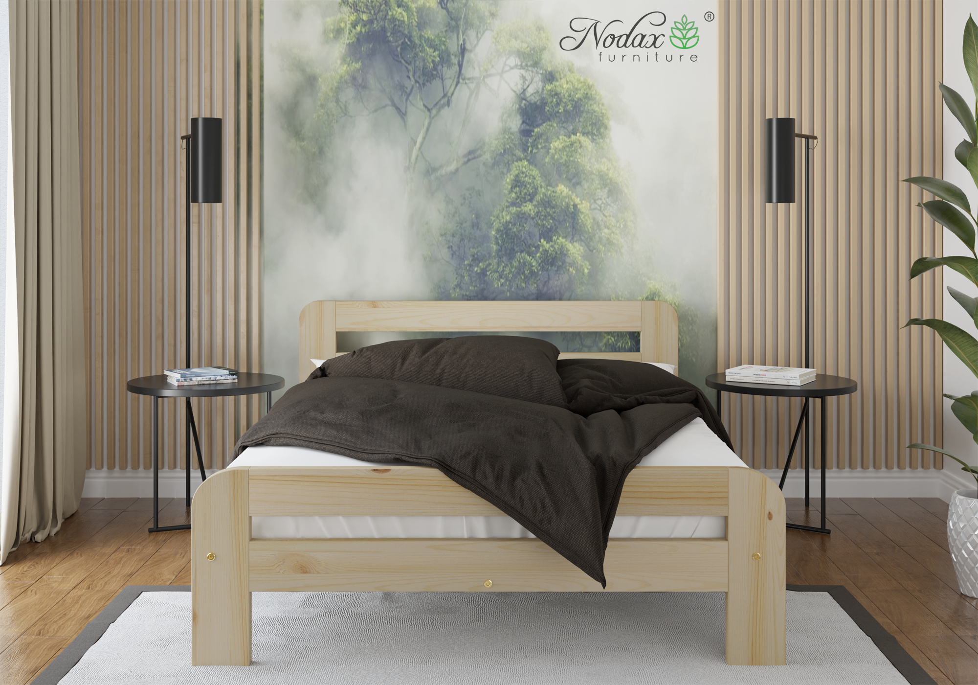 Comfort-bed-frame-pine