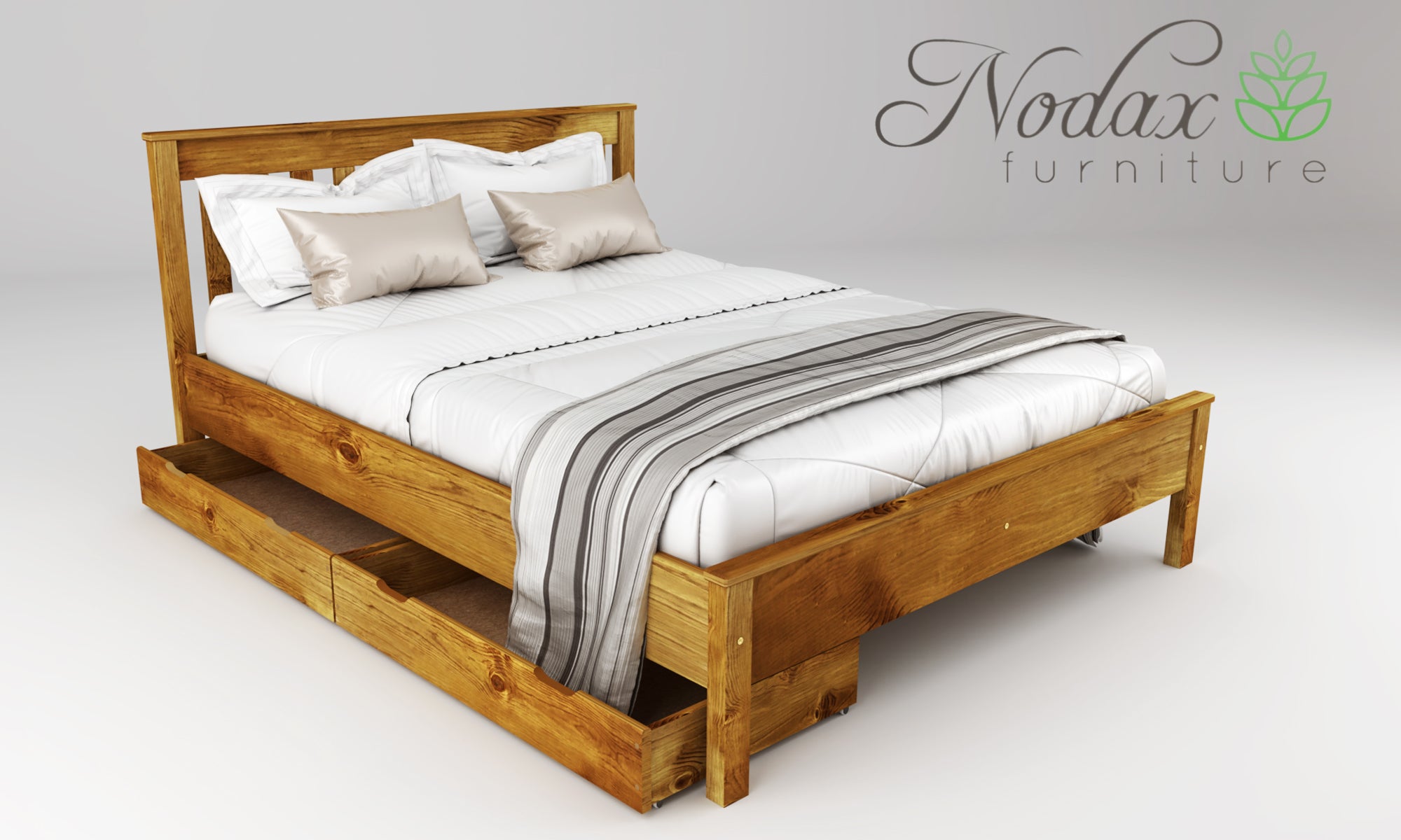 Oak-wooden-bed-frame-Furniture-capella