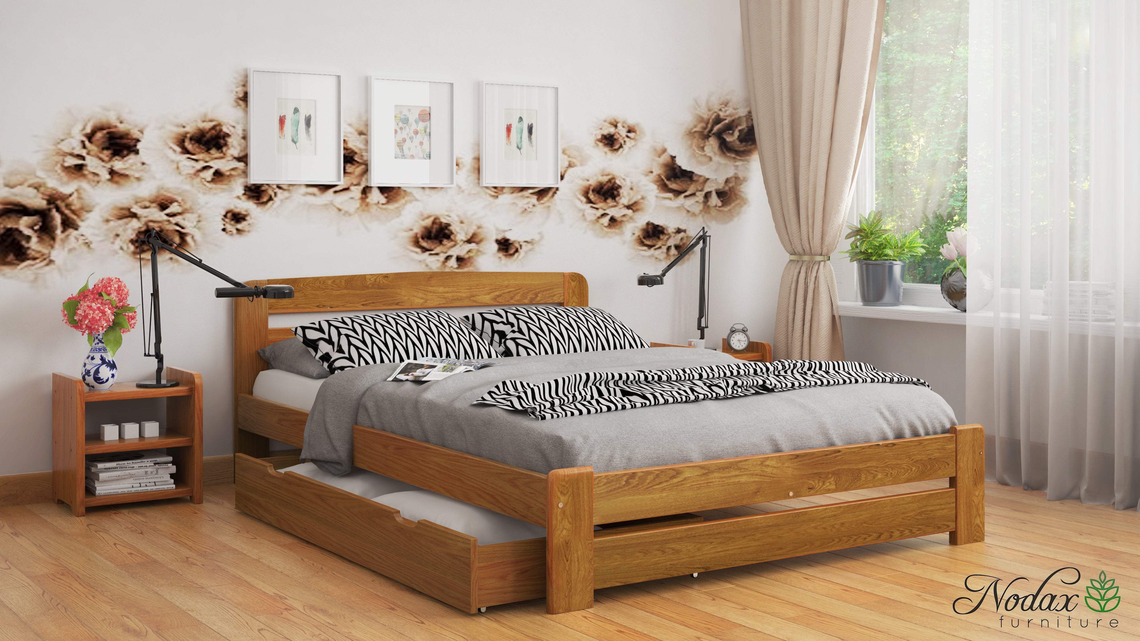 Wooden-bed-frame-Aurora-beds-online-drawer