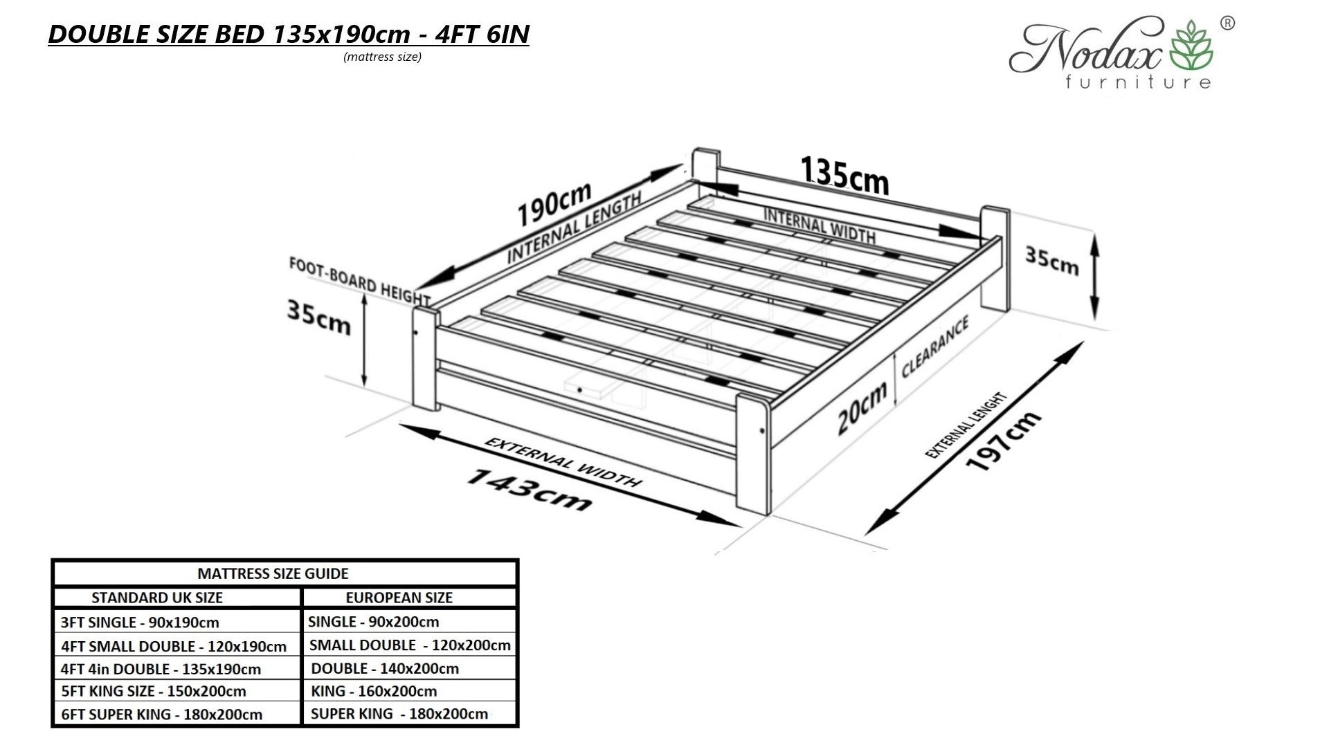 Wooden-bed-frame-Vega-Dimensions-4ft6in