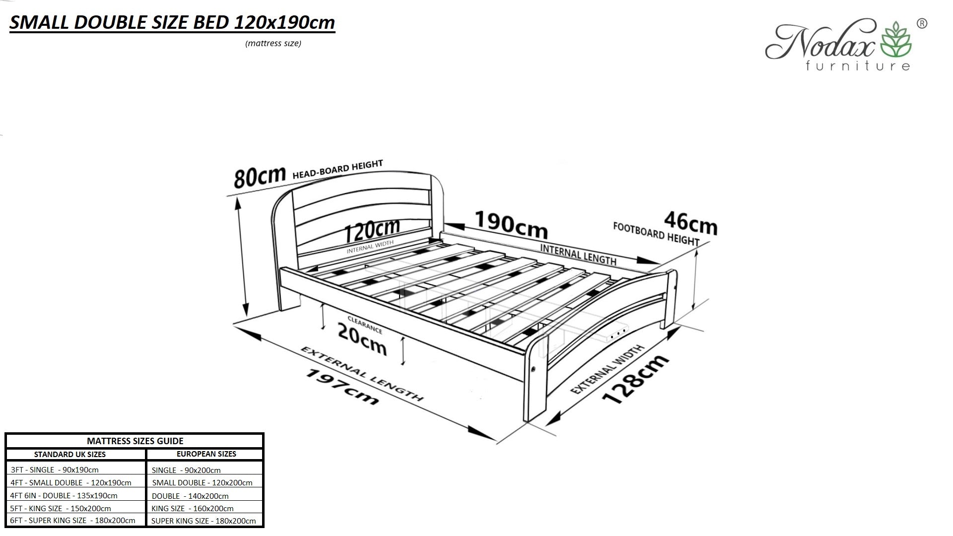 Wooden-bed-frame-dimensions-4ft