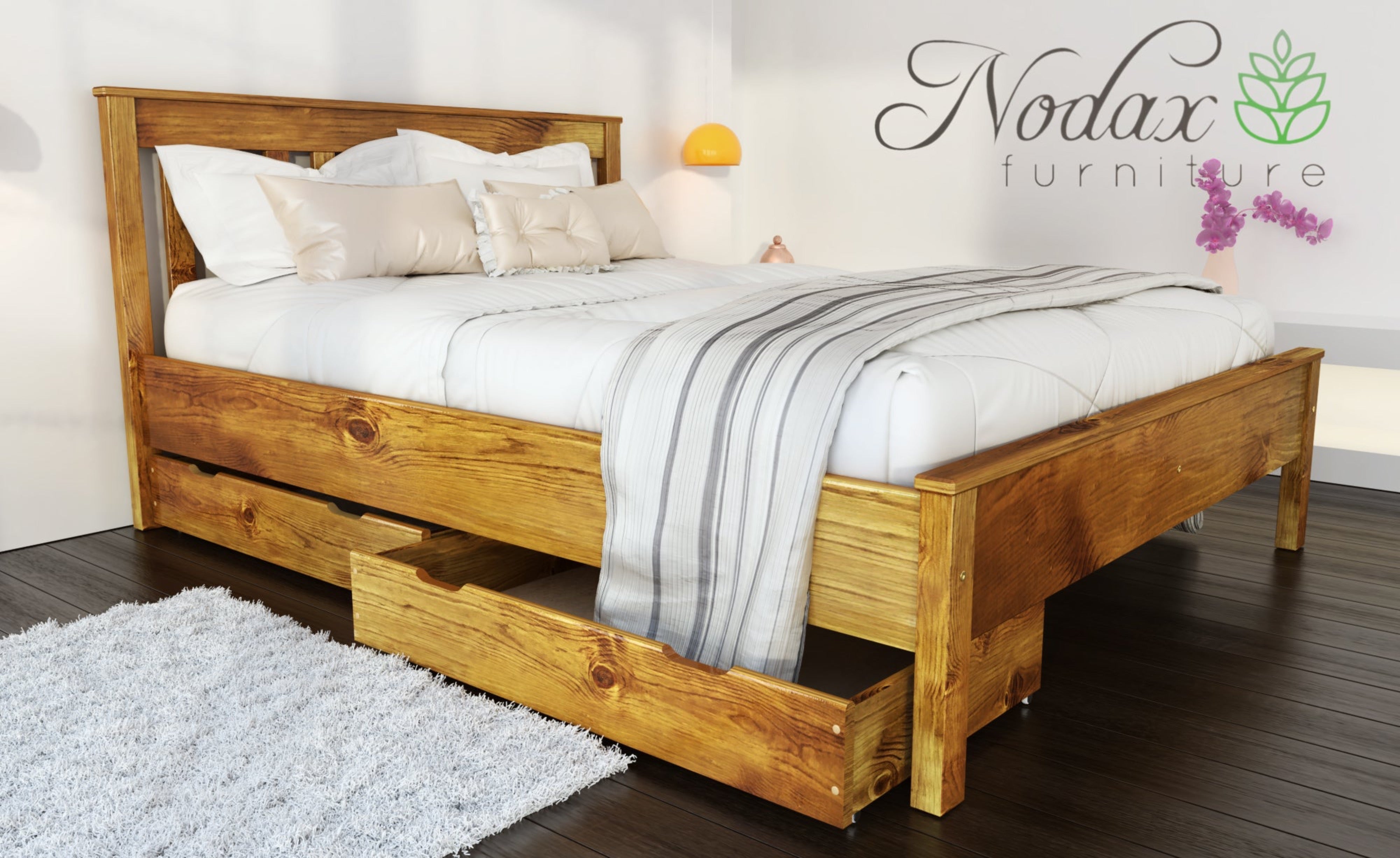 Wooden-bed-frames-king-double-size-4ft6in
