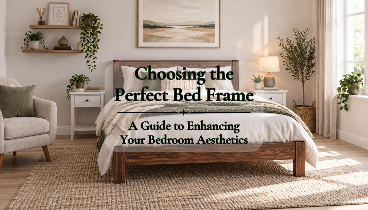 Choosing the Perfect Bed Frame: A Guide to Enhancing Your Bedroom Aesthetics
