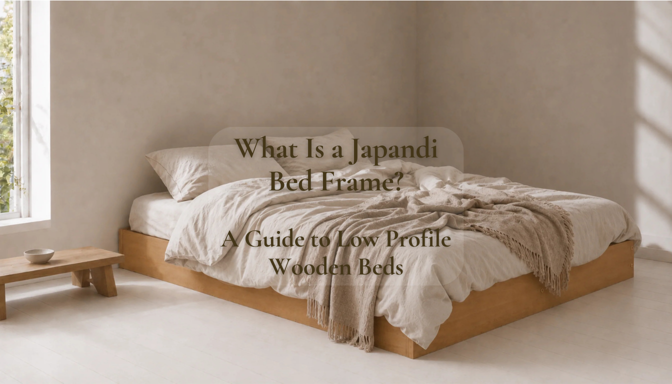 What Is a Japandi Bed Frame? A Guide to Low Profile Wooden Beds