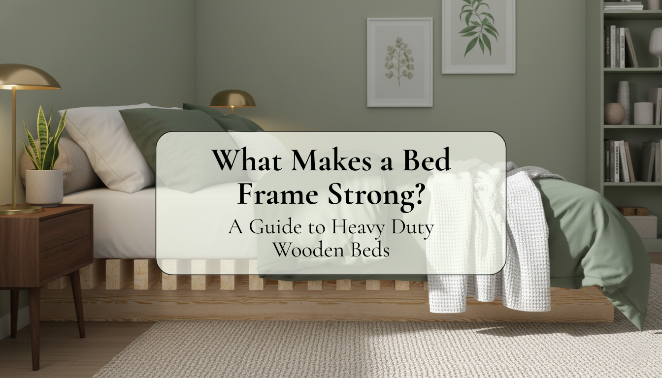 What Makes a Bed Frame Strong? A Guide to Heavy Duty Wooden Beds