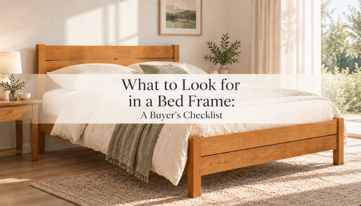 What to Look for in a Bed Frame: A Buyer's Checklist