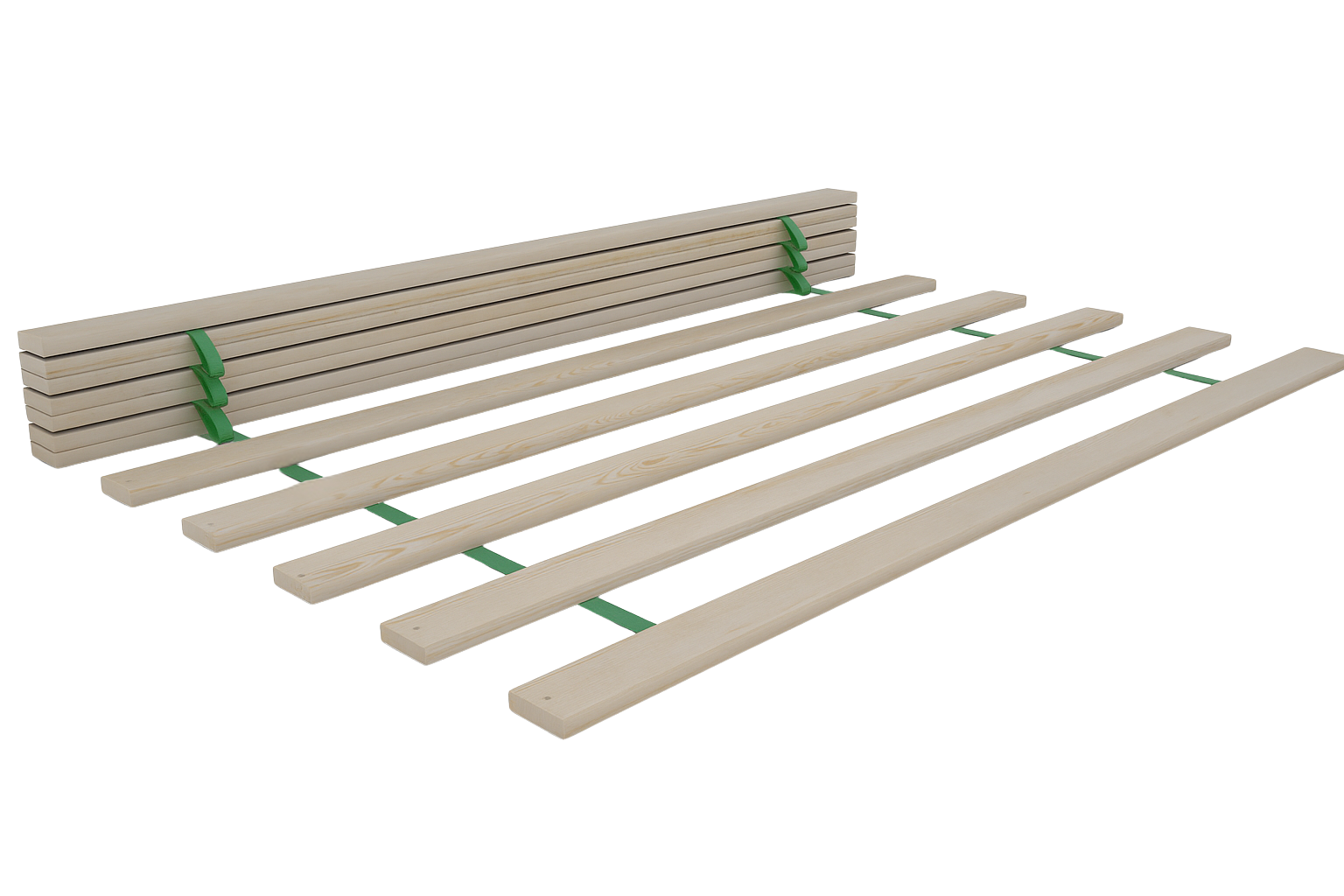 12 Nodax wooden slats, ready to Install with predrilled holes and screws, sturdy wooden slats, fit standard UK size bed frames