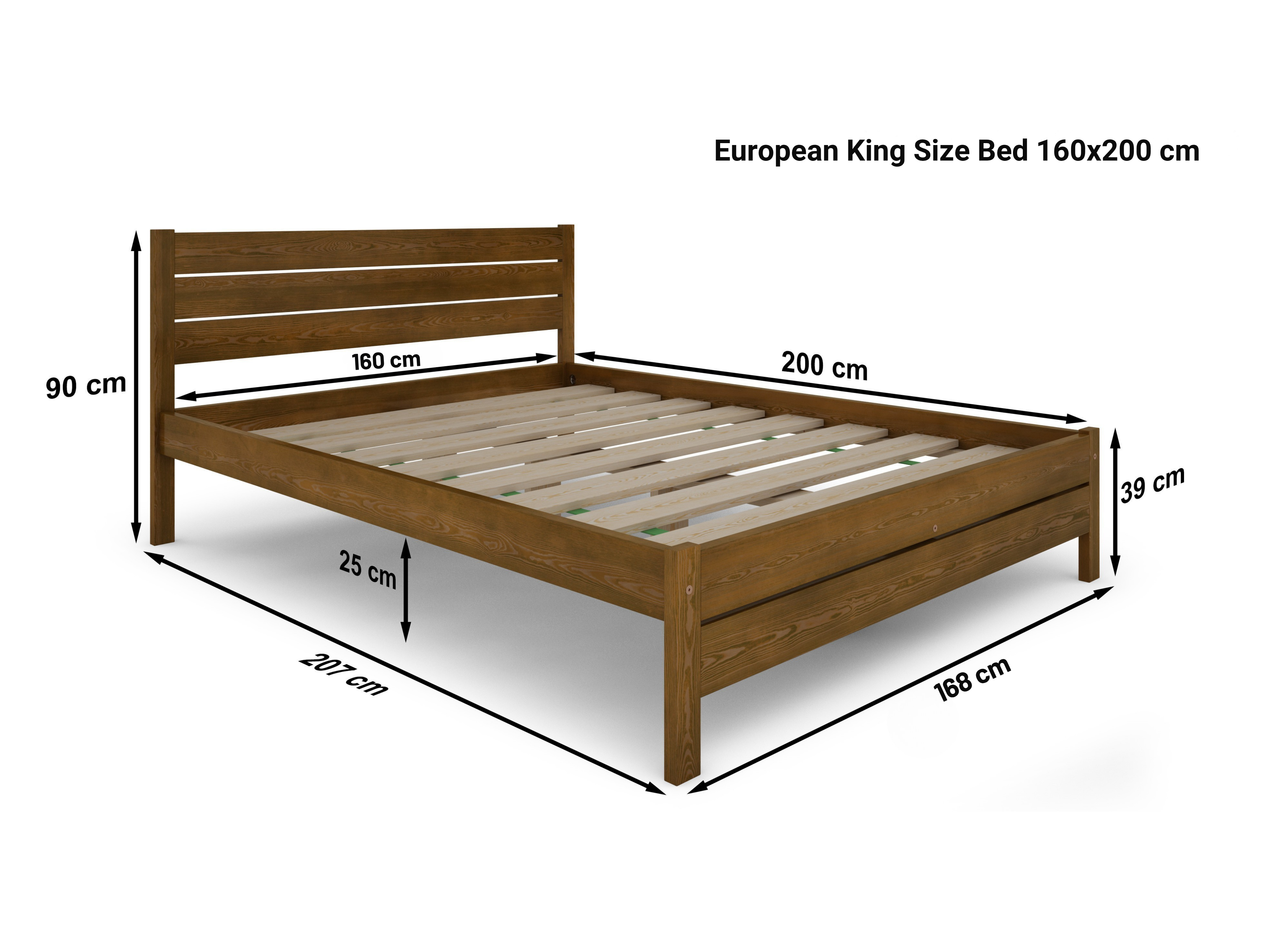 Nodax European sizes F3 Alva EU King dimensions