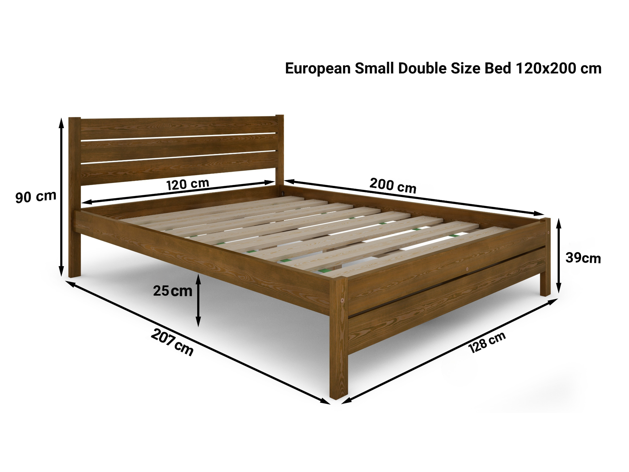 Nodax European sizes F3 Alva EU Small Double dimensions