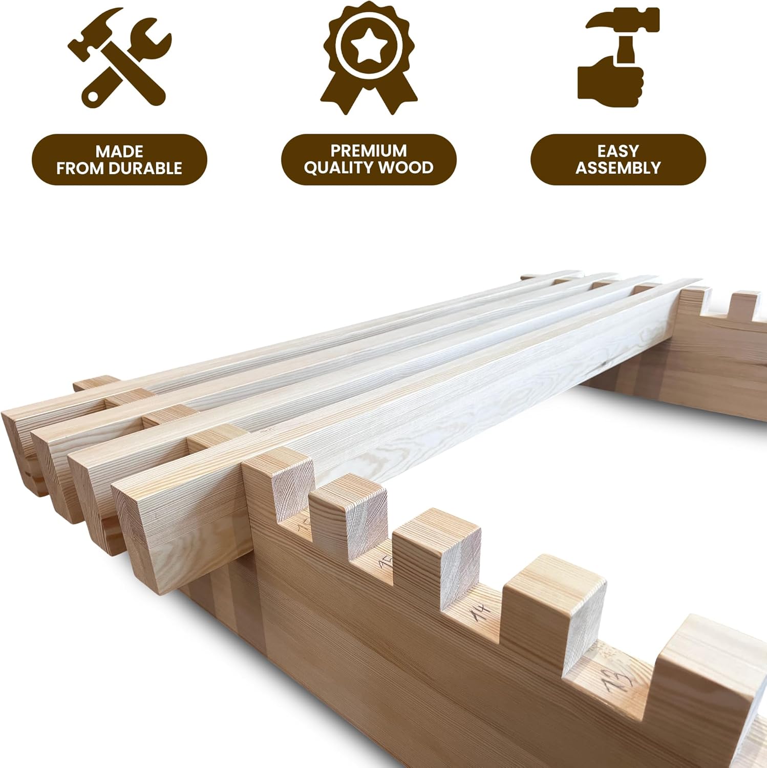 Wooden Bed Frame Sirius (F8)
