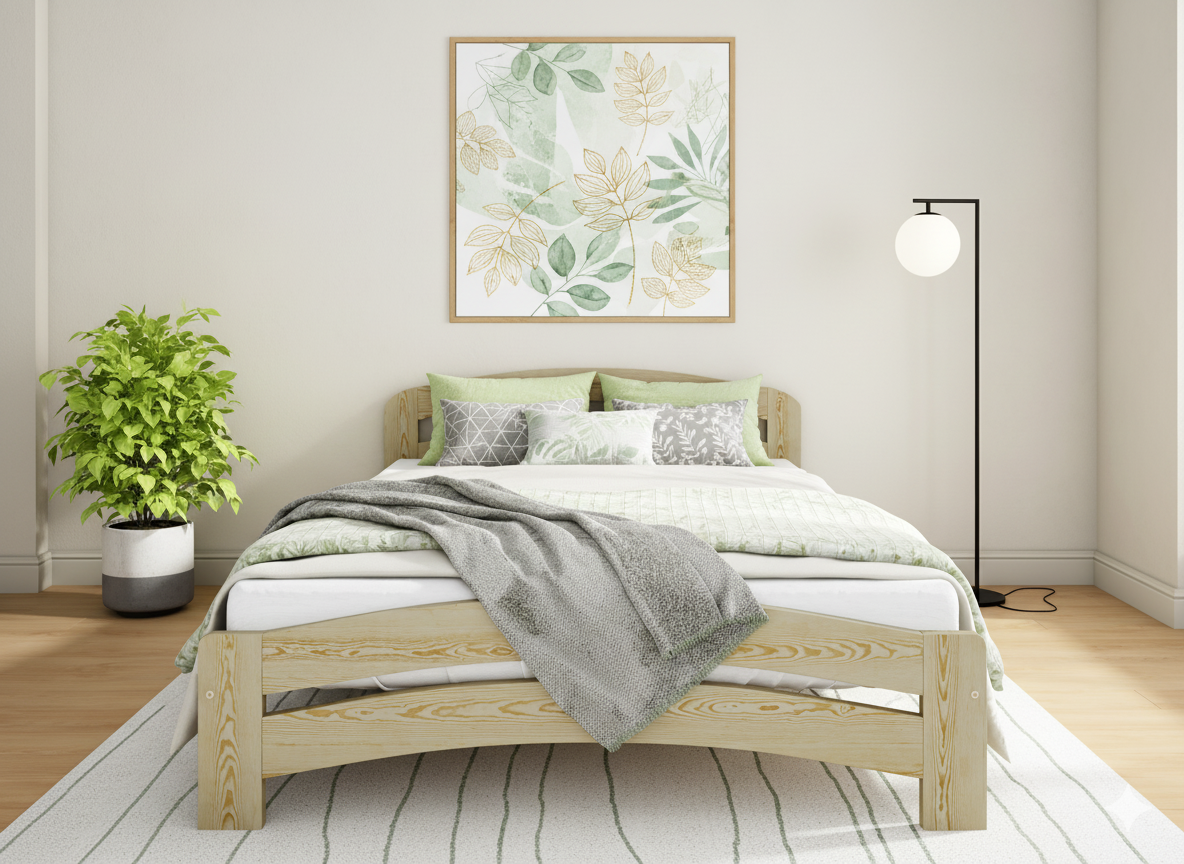 Wooden Bed Frame Dala (F10)