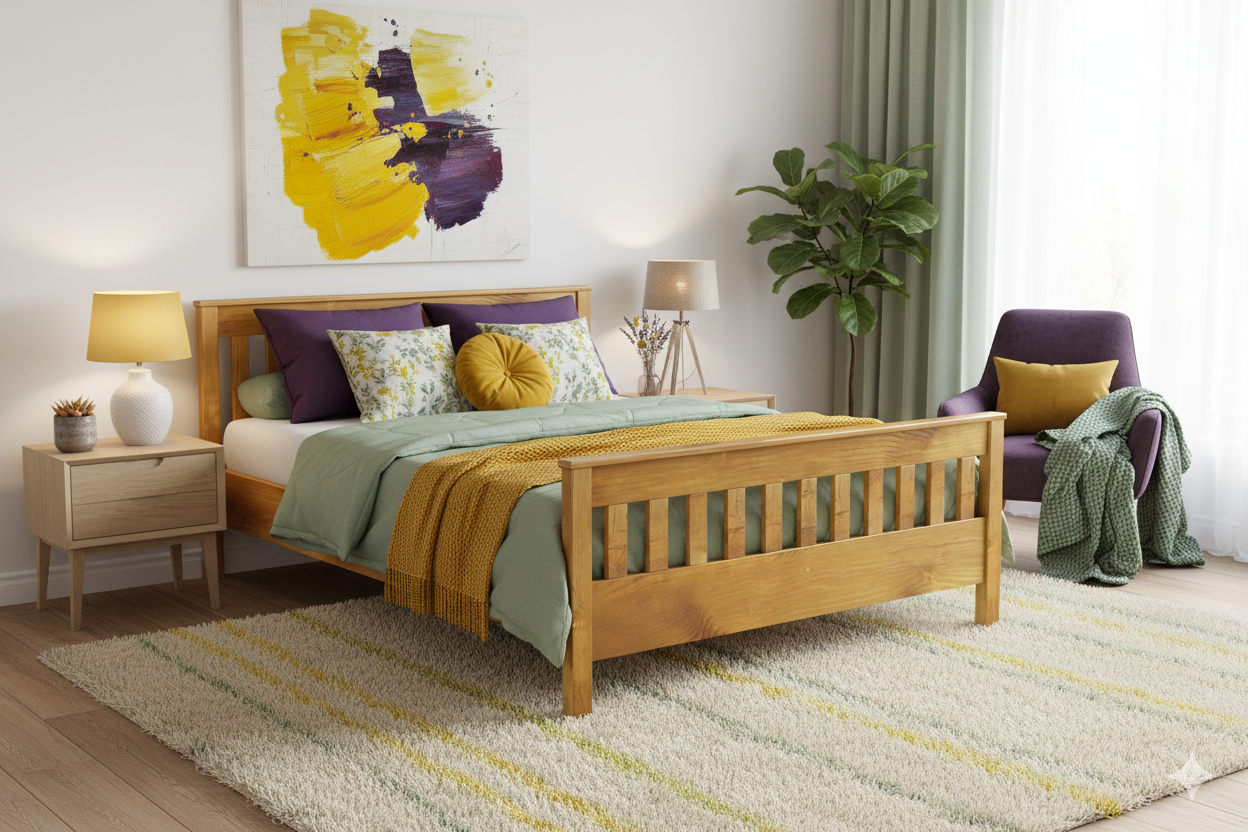 Wooden Bed Frame Hercules (F16)