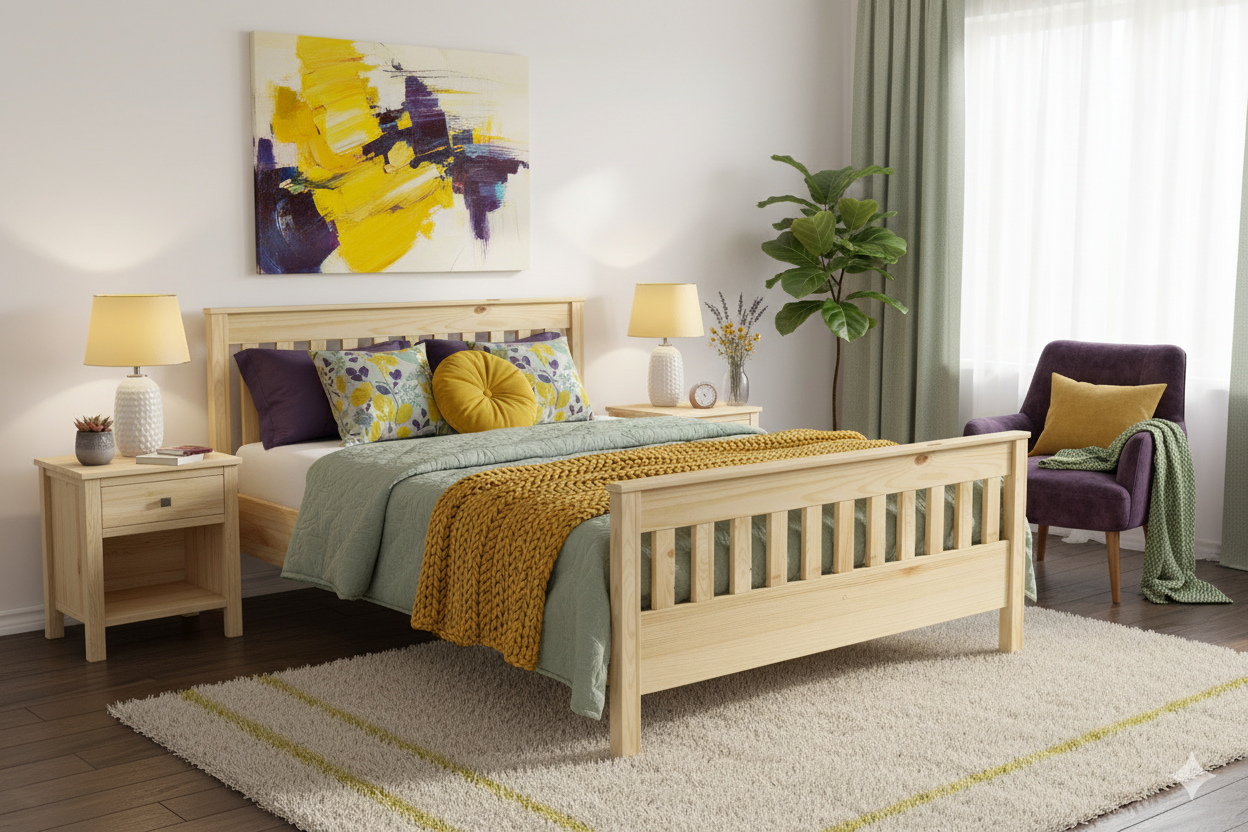 Wooden Bed Frame Hercules (F16)