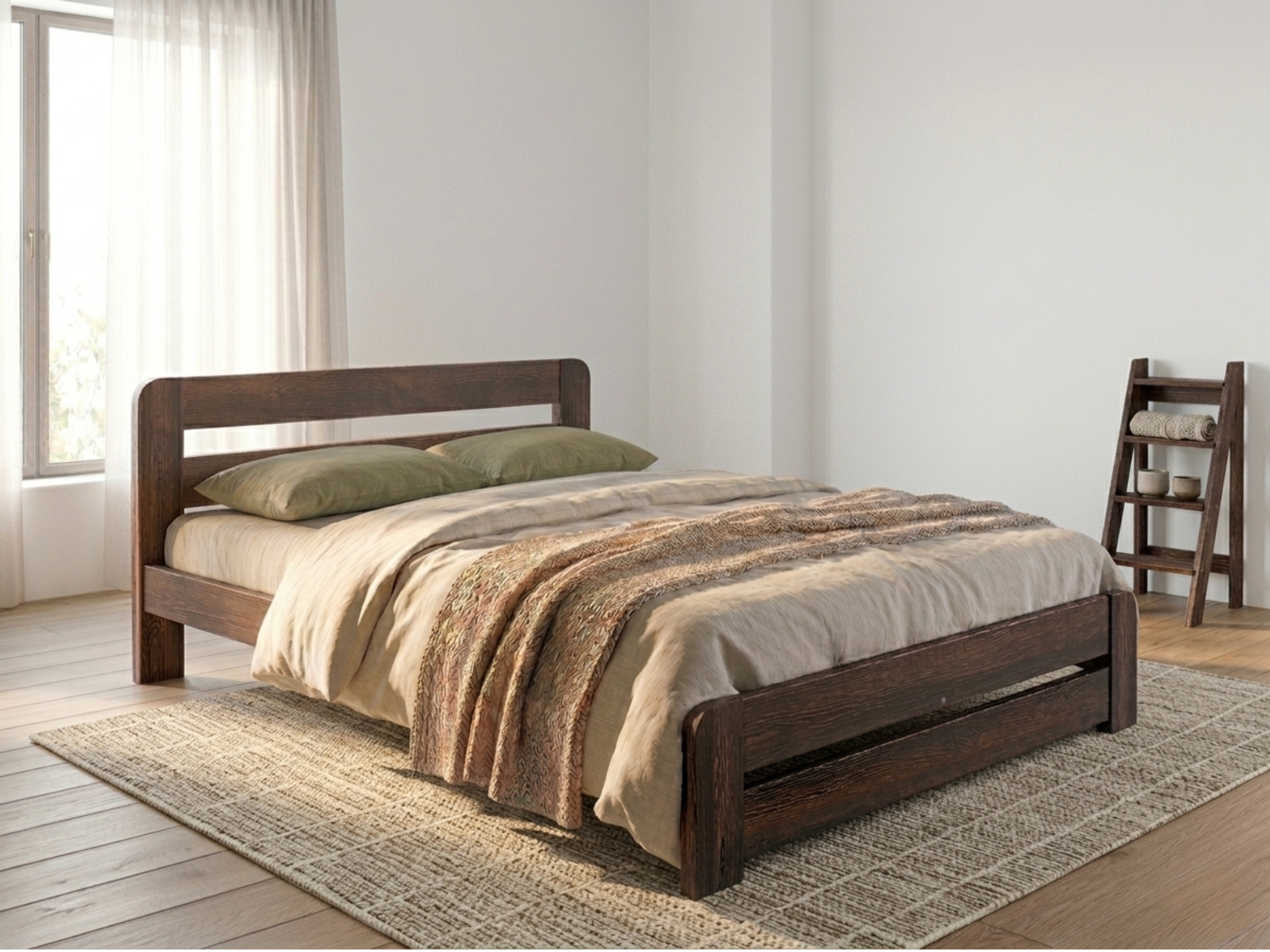 Wooden Bed Frame Aurora (F1)
