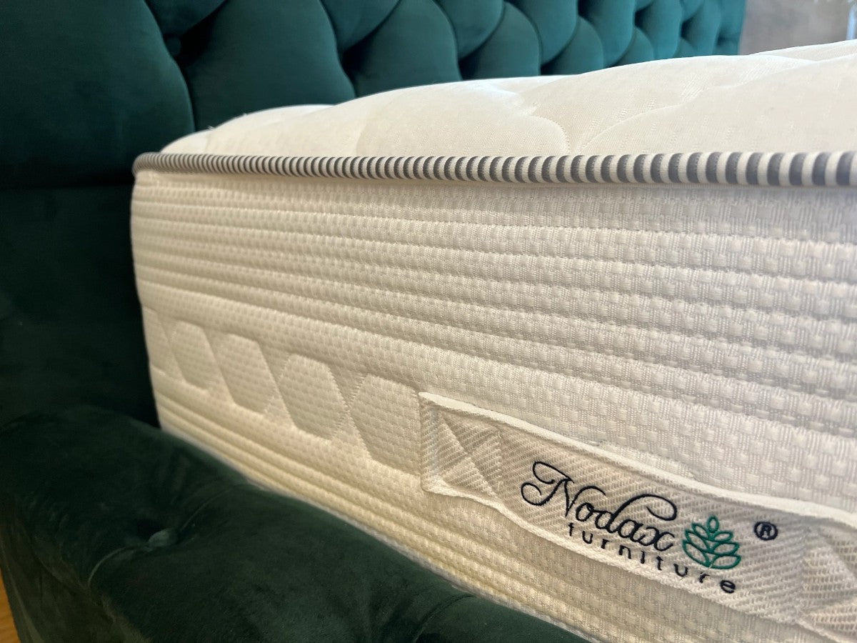 Nodax Luxury Mattress Memory Encapsulated Pocket Spring 2000, back and neck pain mattress, supreme comfort, 50mm memory foam top, pocket spring combination