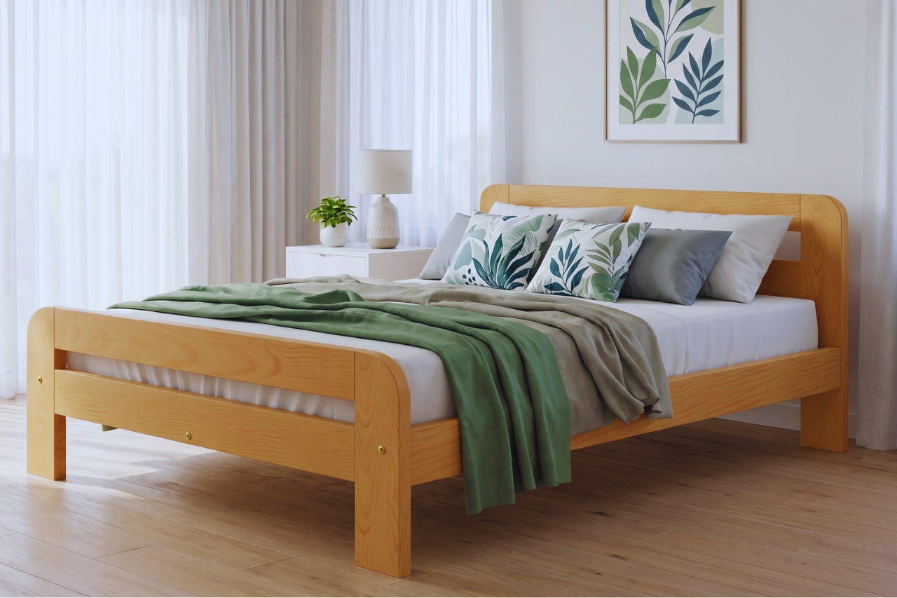 Wooden Bed Frame Nordic Sky (F2)