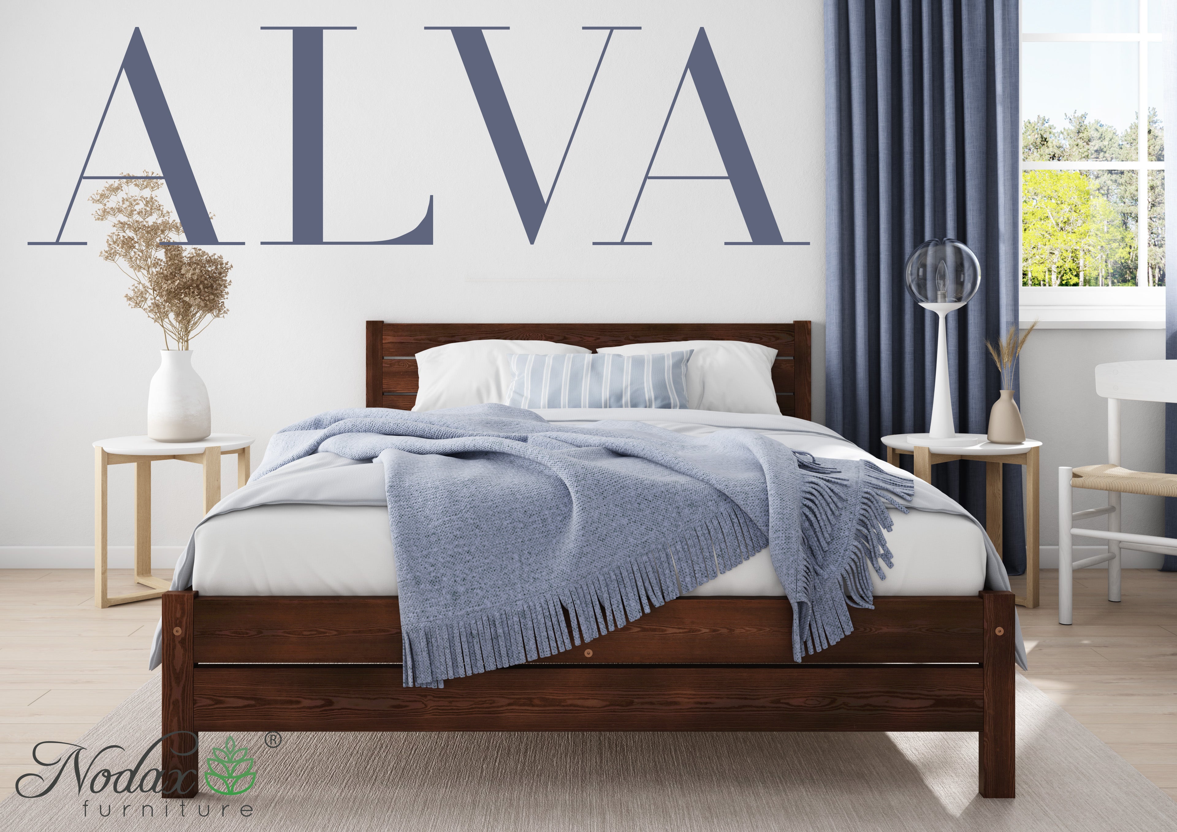 Wooden Bed Frame Alva (F3)