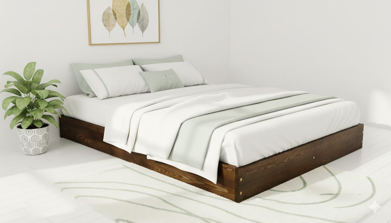Wooden Bed Frame Zen (F9)