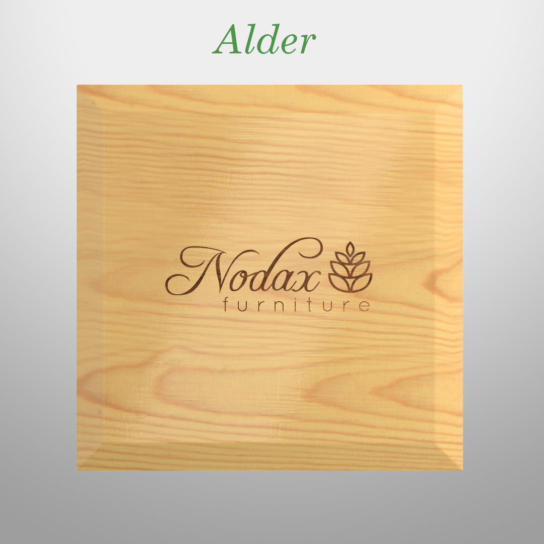 Nodax bedframes Alder finish sample