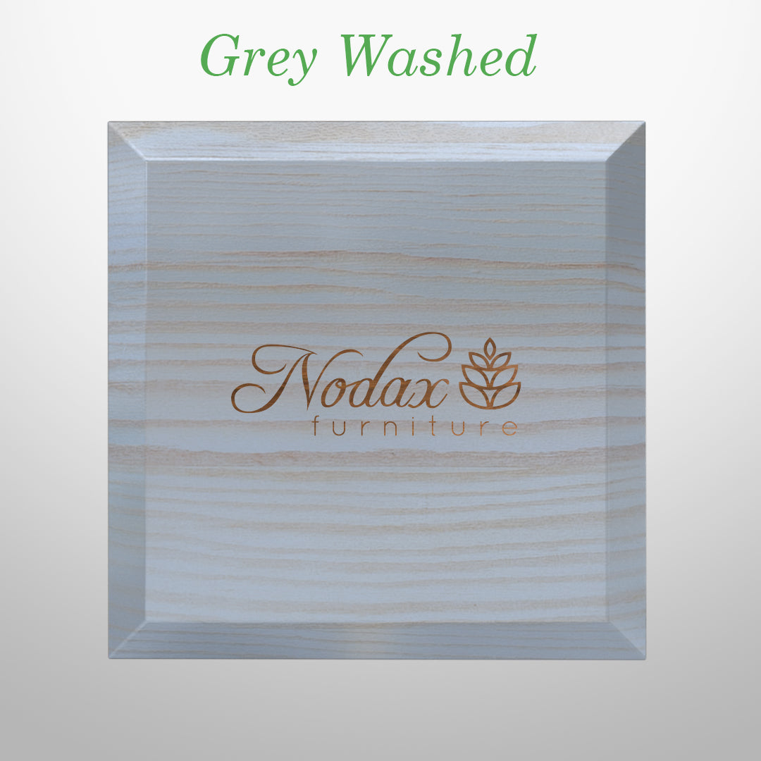 Nodax bedframes Grey Washed finish sample