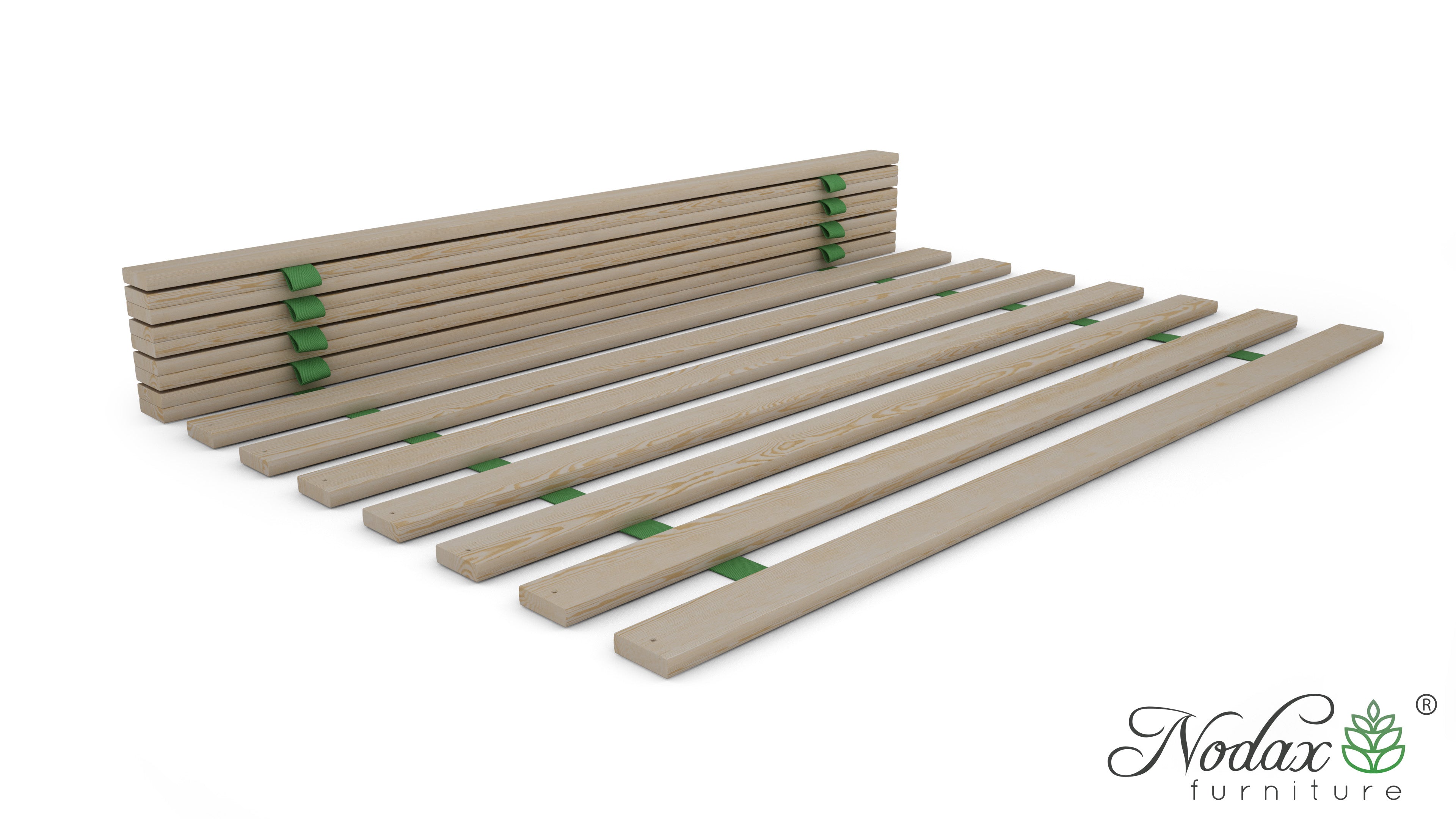 16 Nodax wooden slats, slats ready to Install with predrilled holes and screws, sturdy wooden slats 