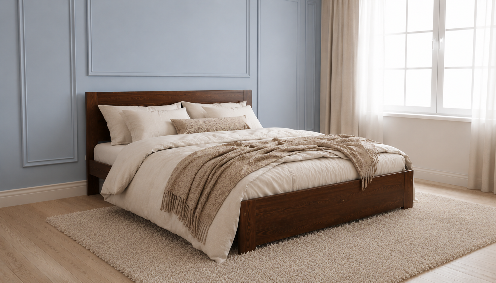 Wooden Bed Frame Polaris (F11)