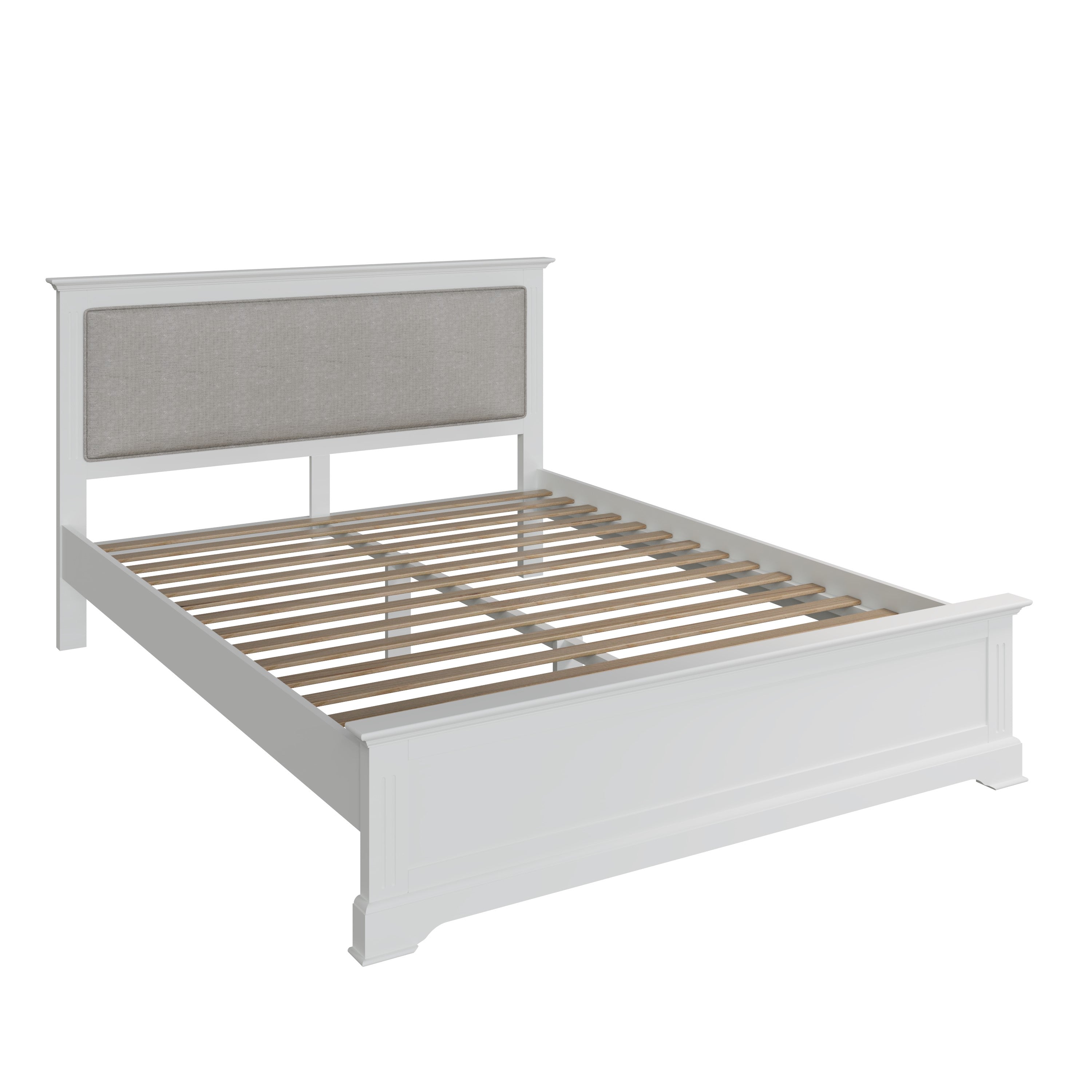 Wooden Bed Frame - White Prestige Collection