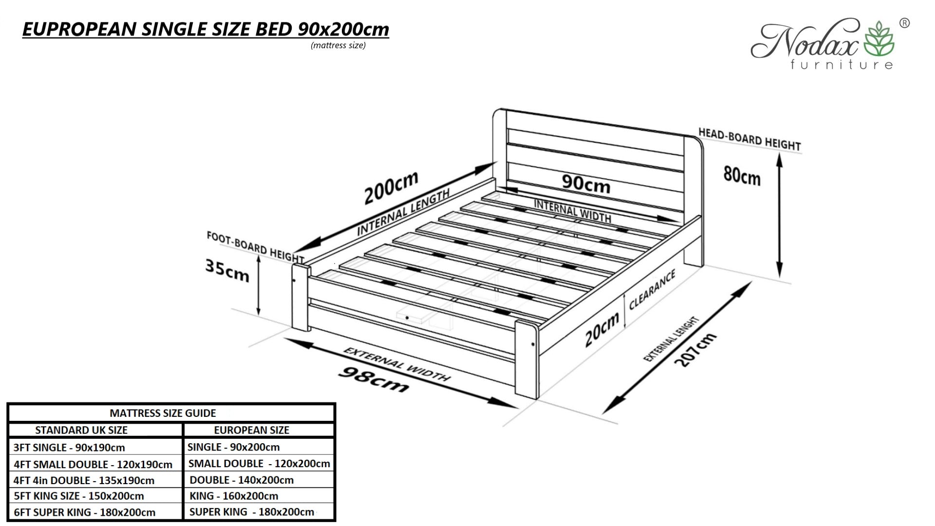 Bed-frame-Aurora-dimensions-90x200-cm