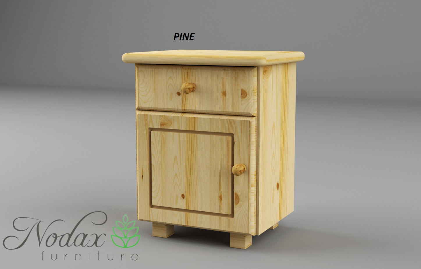 Bedside-cabinet-pine-wood