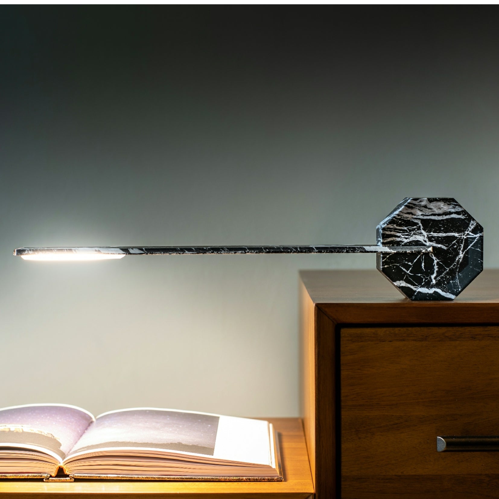 Octagon One Portable Bedside Cabinet Light