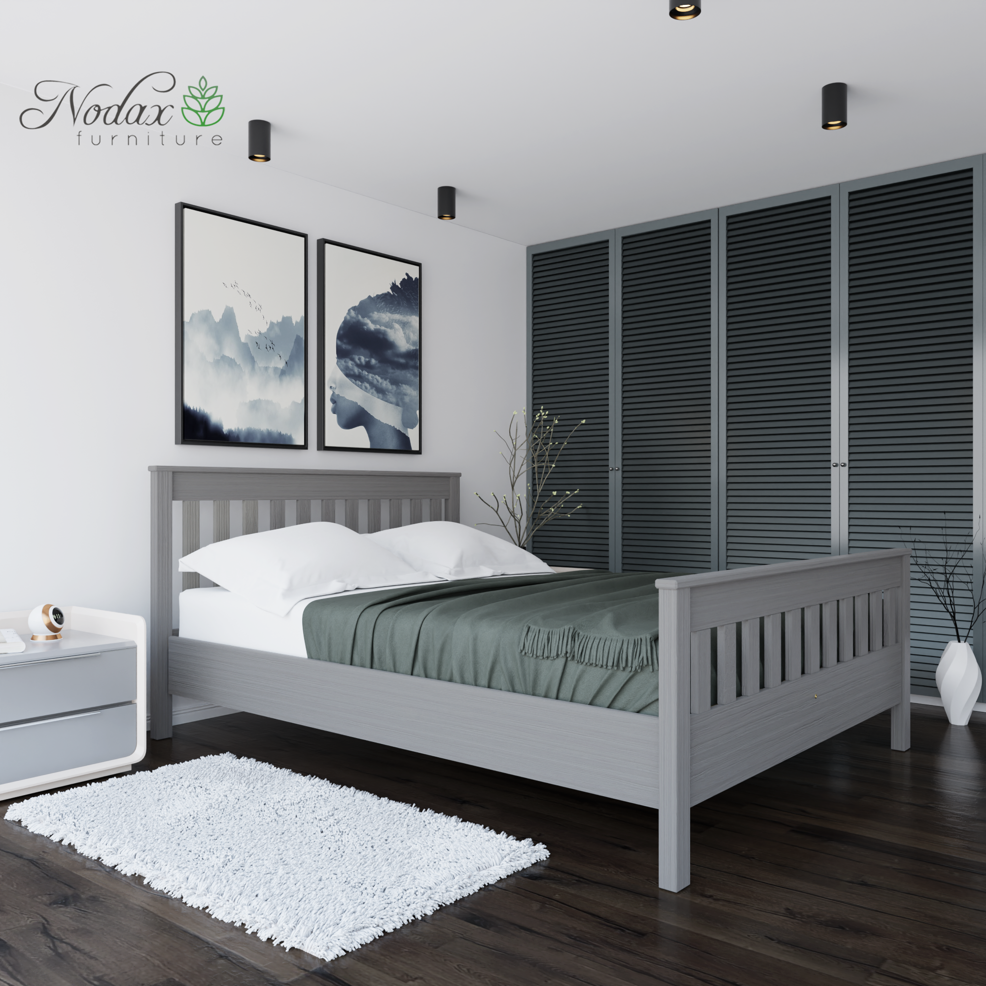 Grey-Wooden-bed-frame-Nodax