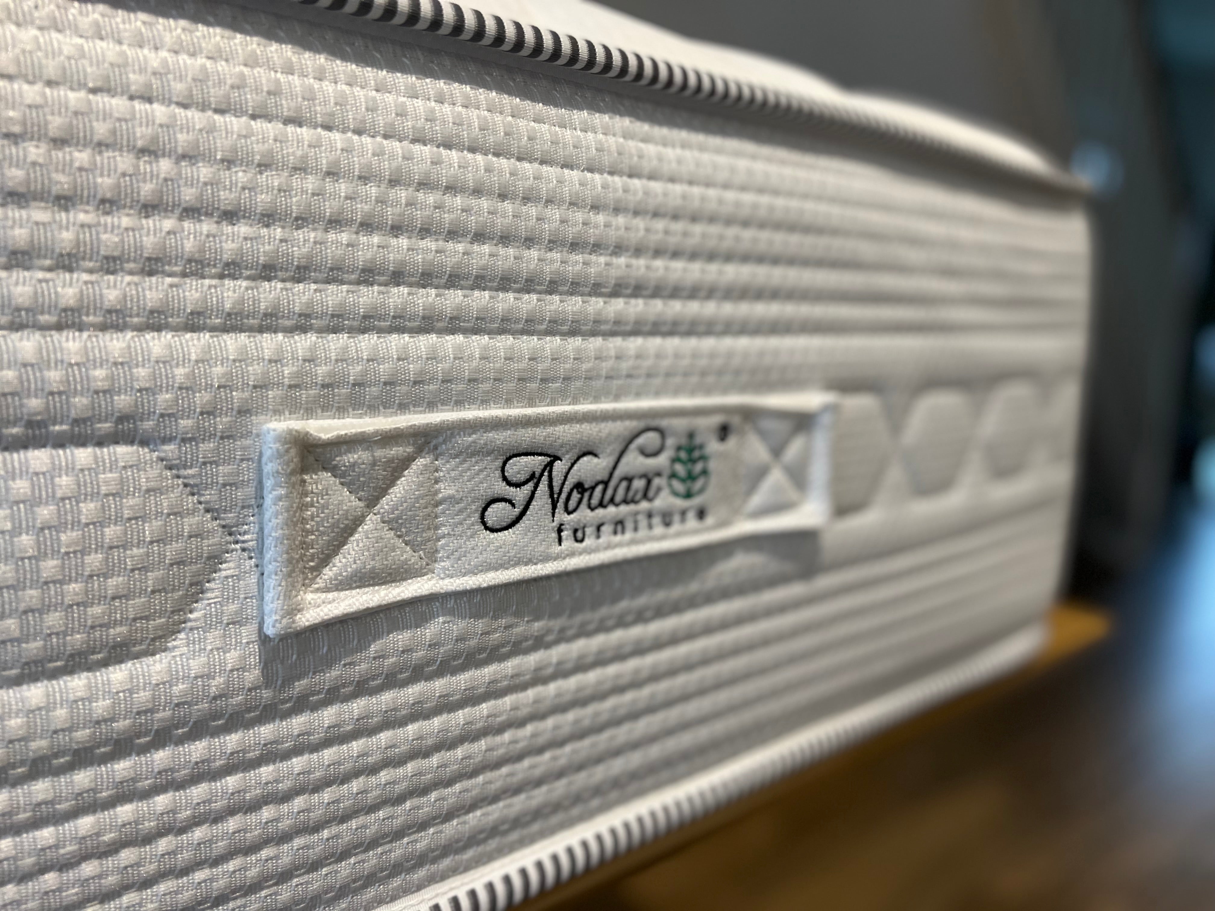 Nodax Luxury Mattress Memory Encapsulated Pocket Spring 2000, back and neck pain mattress, supreme comfort, 50mm memory foam top, pocket spring combination