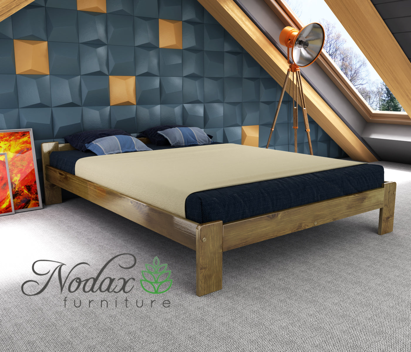 King-size-bed-frame-oak-Kappa