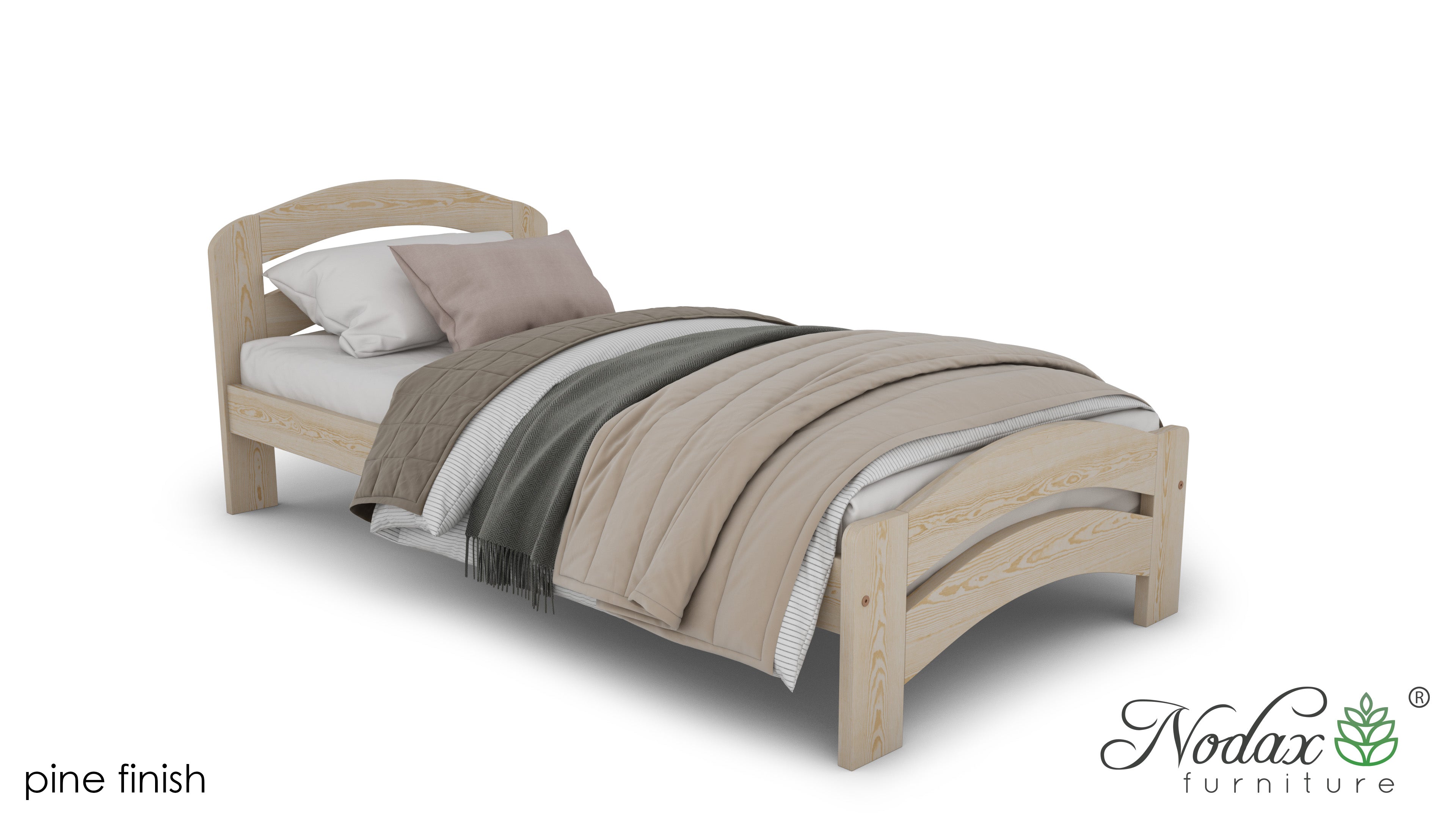 Nodax F10 Dala, Nodax wooden children's single bed, pine finish